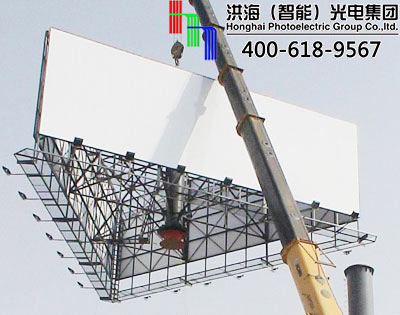 户外高炮广告塔牌的钢结构变形原因分析